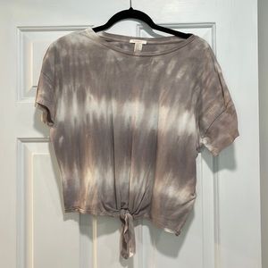 Crop top short sleeve shirt